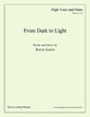 From Dark to Light Vocal Solo & Collections sheet music cover